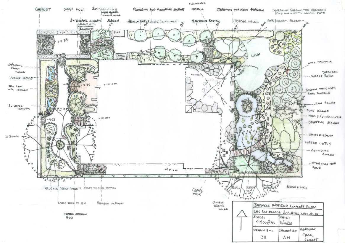 Japanese Garden Concept Design